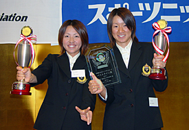 小森主将と狩野選手