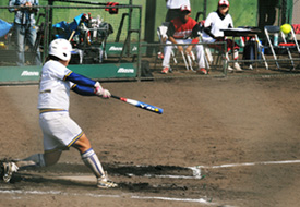 1回戦北九州東芝戦　小柳選手写真