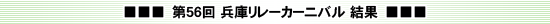 第56回兵庫リレーカーニバル 結果